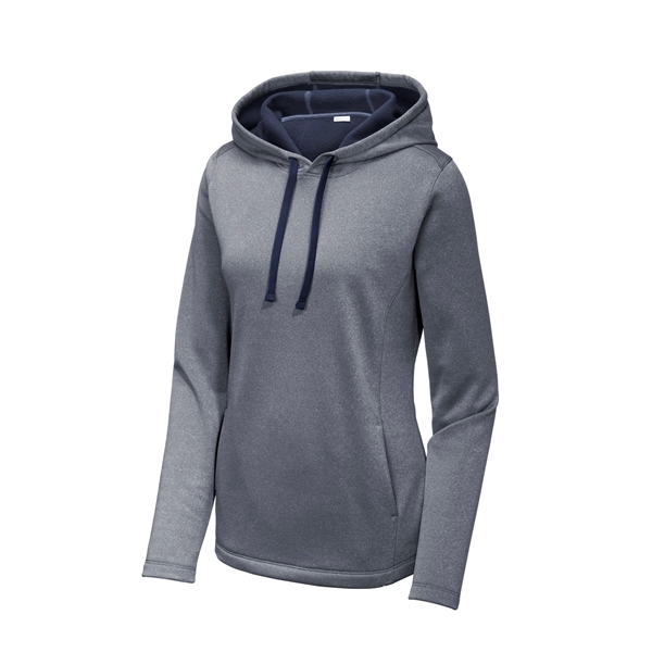 Sport-Tek Ladies PosiCharge Sport-Wick Heather Fleece Hoo...... from ASI 84863 SanMar