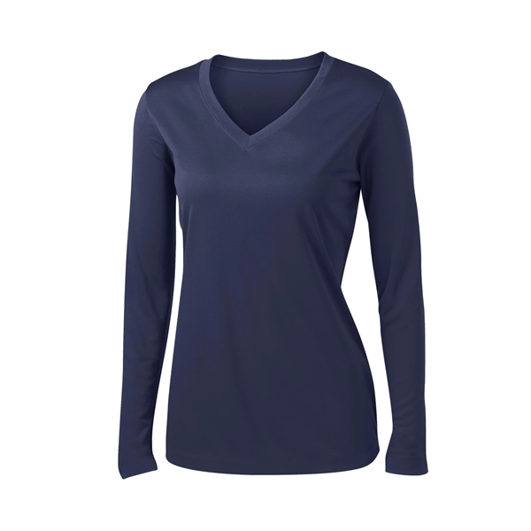 Sport-Tek Ladies Long Sleeve PosiCharge Competitor V-Neck...... from ASI 84863 SanMar