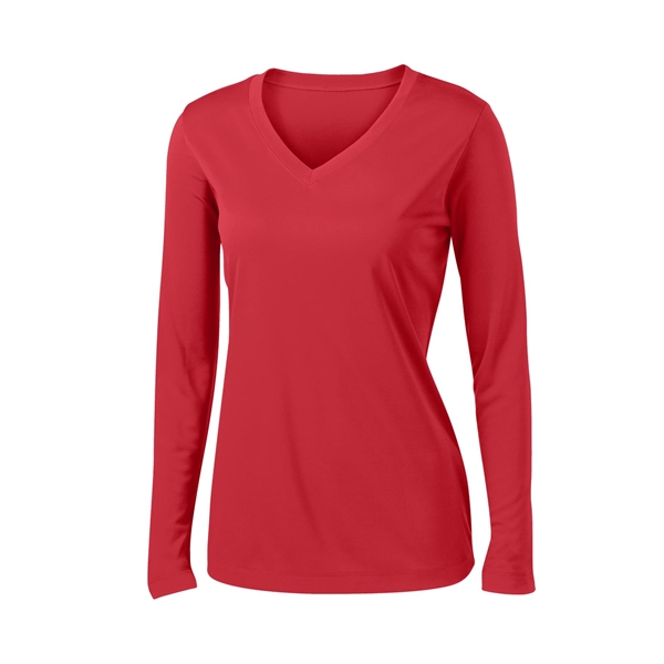 Sport-Tek Ladies Long Sleeve PosiCharge Competitor V-Neck...... from ASI 84863 SanMar