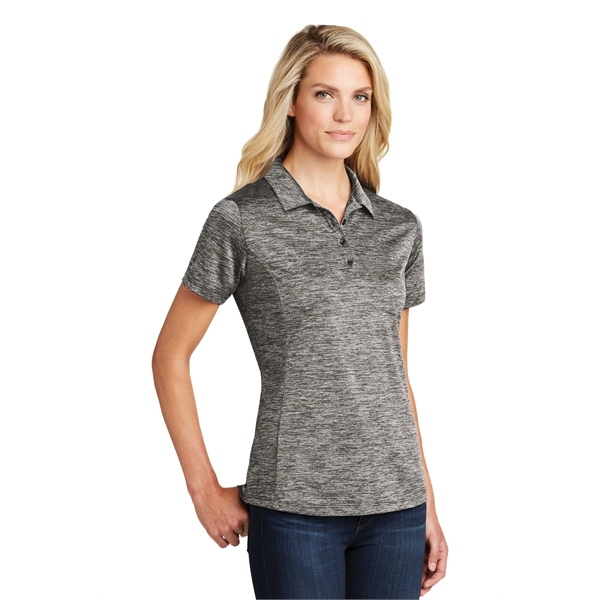 Sport-Tek Ladies PosiCharge Electric Heather Polo.... from ASI 84863 SanMar