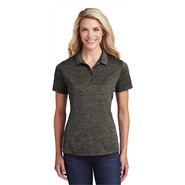 Sport-Tek Ladies PosiCharge Electric Heather Polo.... from ASI 84863 SanMar