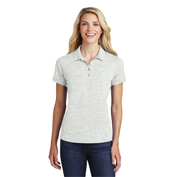 Sport-Tek Ladies PosiCharge Electric Heather Polo.... from ASI 84863 SanMar