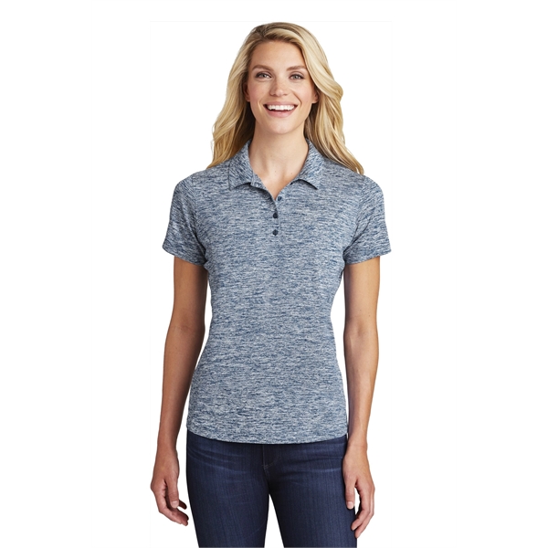 Sport-Tek Ladies PosiCharge Electric Heather Polo.... from ASI 84863 SanMar