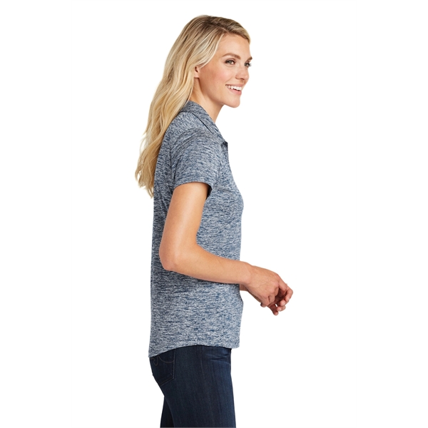 Sport-Tek Ladies PosiCharge Electric Heather Polo.... from ASI 84863 SanMar