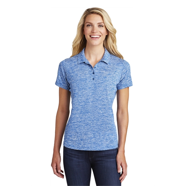 Sport-Tek Ladies PosiCharge Electric Heather Polo.... from ASI 84863 SanMar
