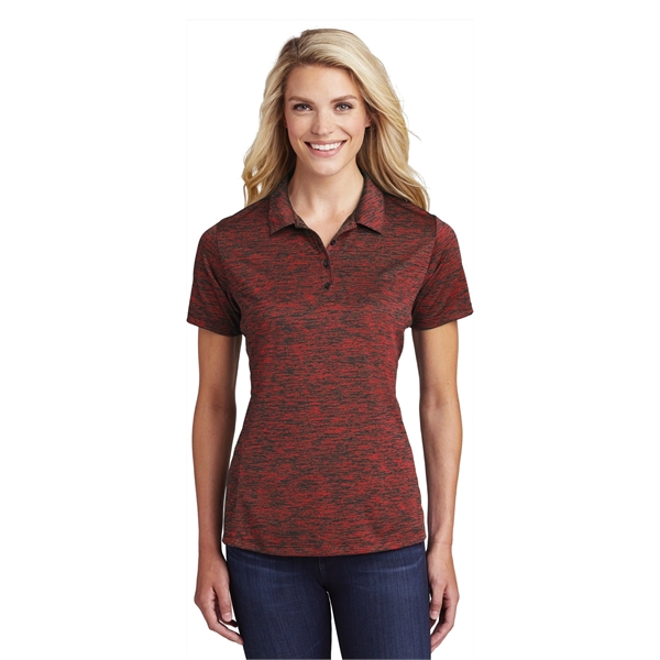 Sport-Tek Ladies PosiCharge Electric Heather Polo.... from ASI 84863 SanMar