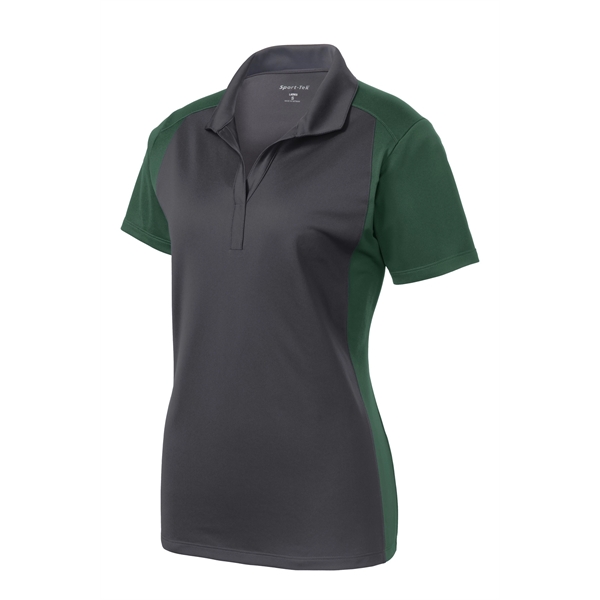 Sport-Tek Ladies Colorblock Micropique Sport-Wick Polo.... from ASI 84863 SanMar