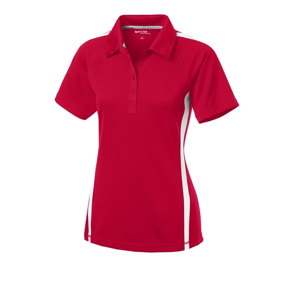 Sport-Tek Ladies PosiCharge Micro-Mesh Colorblock Polo.... from ASI 84863 SanMar