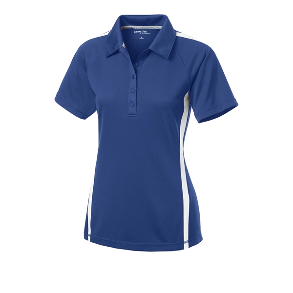 Sport-Tek Ladies PosiCharge Micro-Mesh Colorblock Polo.... from ASI 84863 SanMar