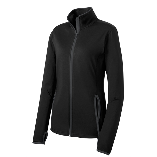 Sport-Tek Ladies Sport-Wick Stretch Contrast Full-Zip Jac...... from ASI 84863 SanMar