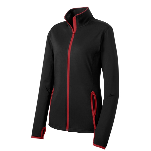 Sport-Tek Ladies Sport-Wick Stretch Contrast Full-Zip Jac...... from ASI 84863 SanMar