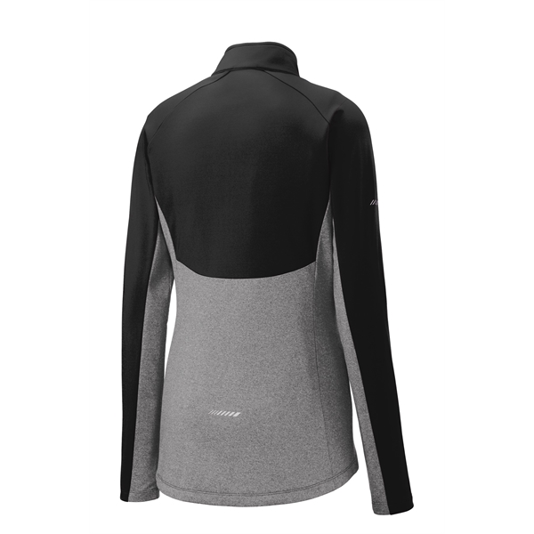 Sport-Tek Ladies Sport-Wick Stretch Contrast 1/2-Zip Pull...... from ASI 84863 SanMar