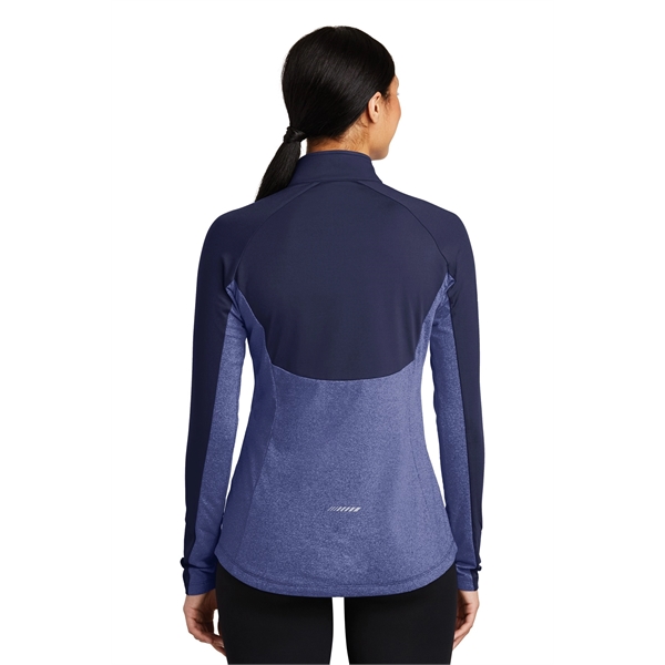 Sport-Tek Ladies Sport-Wick Stretch Contrast 1/2-Zip Pull...... from ASI 84863 SanMar