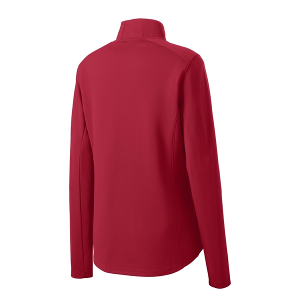 Sport-Tek Ladies Sport-Wick Textured 1/4-Zip Pullover.... from ASI 84863 SanMar