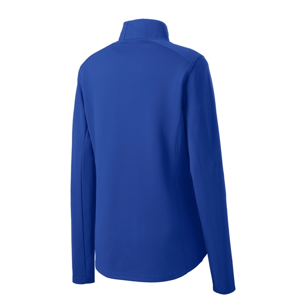 Sport-Tek Ladies Sport-Wick Textured 1/4-Zip Pullover.... from ASI 84863 SanMar