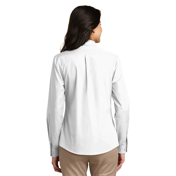 Port Authority Ladies Long Sleeve Carefree Poplin Shirt.... from ASI 84863 SanMar
