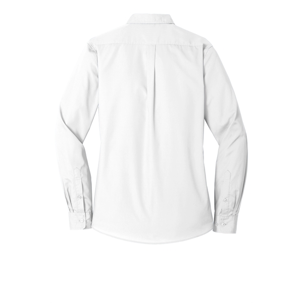 Port Authority Ladies Long Sleeve Carefree Poplin Shirt.... from ASI 84863 SanMar