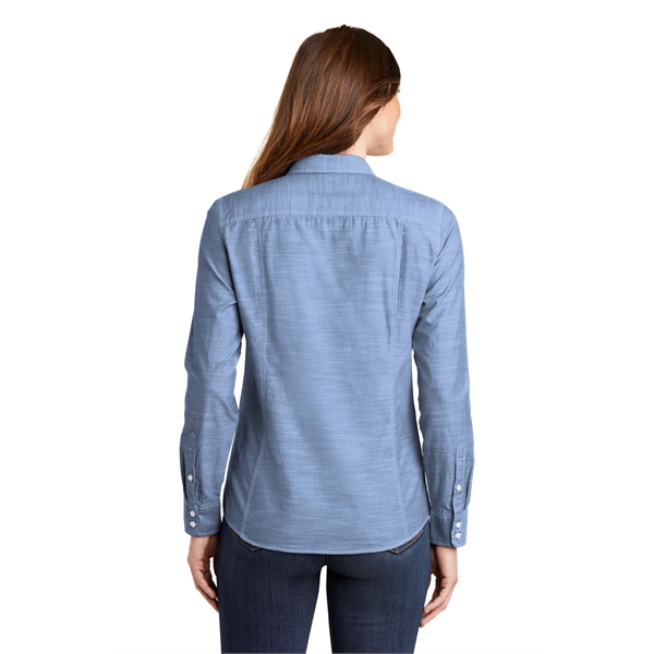 Port Authority Ladies Slub Chambray Shirt.... from ASI 84863 SanMar