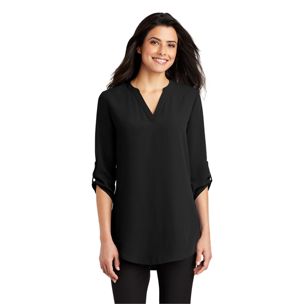 Port Authority Ladies 3/4-Sleeve Tunic Blouse.... from ASI 84863 SanMar