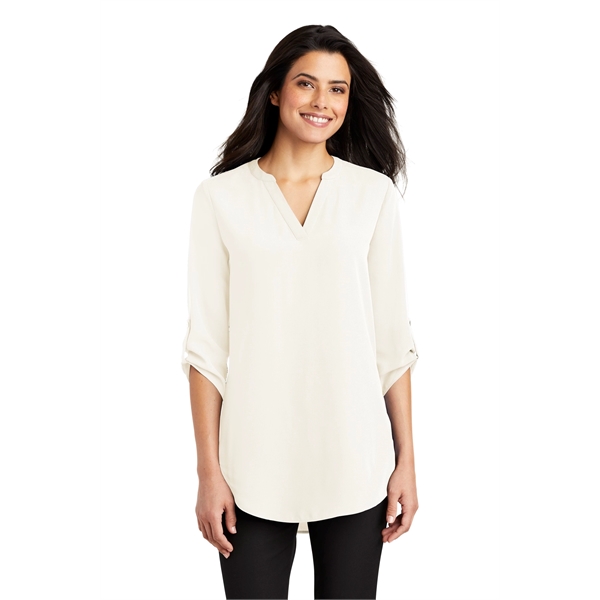 Port Authority Ladies 3/4-Sleeve Tunic Blouse.... from ASI 84863 SanMar