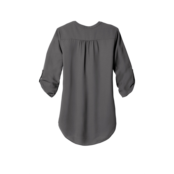 Port Authority Ladies 3/4-Sleeve Tunic Blouse.... from ASI 84863 SanMar