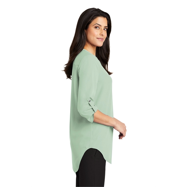 Port Authority Ladies 3/4-Sleeve Tunic Blouse.... from ASI 84863 SanMar