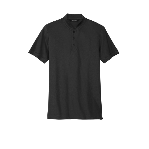 Coming In Spring MERCER+METTLE Stretch Pique Henley... from ASI 84863 SanMar