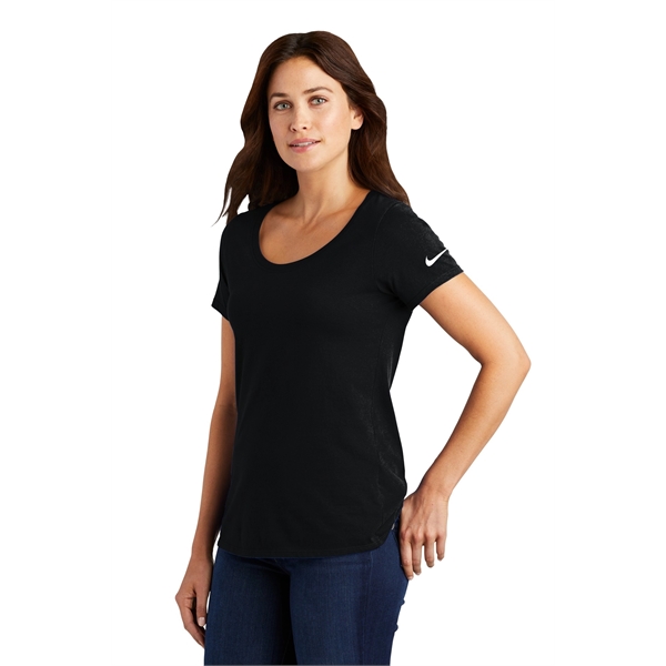 Nike Ladies Dri-FIT Cotton/Poly Scoop Neck Tee.... from ASI 84863 SanMar