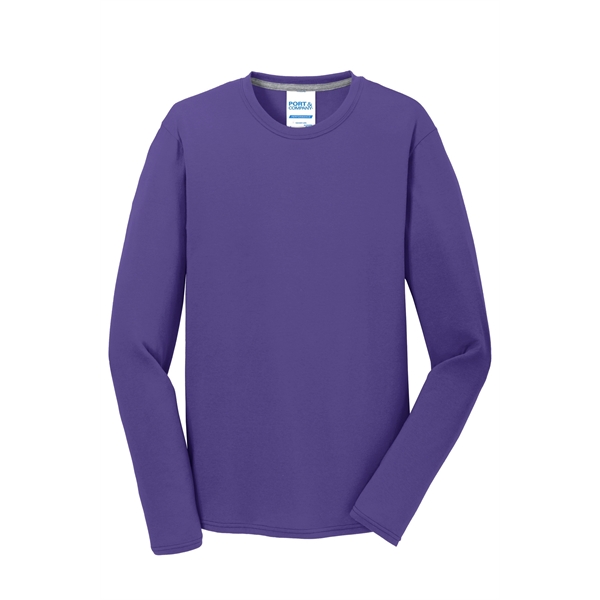 Port & Company Long Sleeve Performance Blend Tee.... from ASI 84863 SanMar
