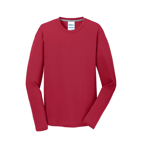 Port & Company Long Sleeve Performance Blend Tee.... from ASI 84863 SanMar