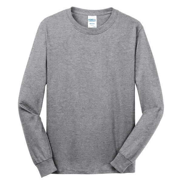 Port & Company - Long Sleeve Core Cotton Tee.... from ASI 84863 SanMar