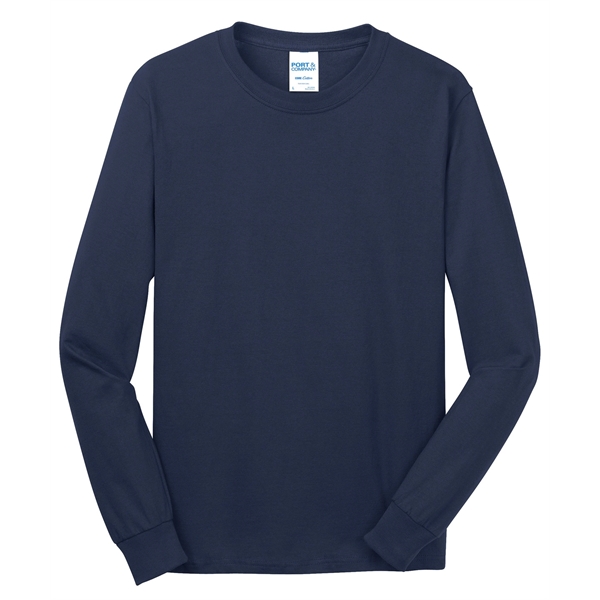 Port & Company - Long Sleeve Core Cotton Tee.... from ASI 84863 SanMar