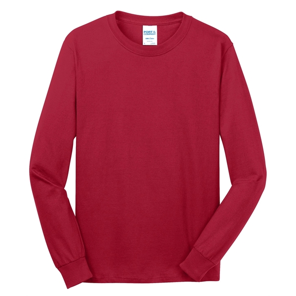 Port & Company - Long Sleeve Core Cotton Tee.... from ASI 84863 SanMar