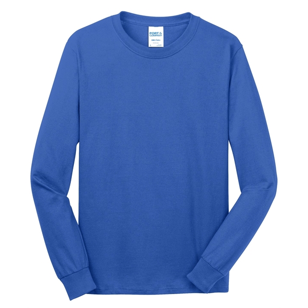 Port & Company - Long Sleeve Core Cotton Tee.... from ASI 84863 SanMar