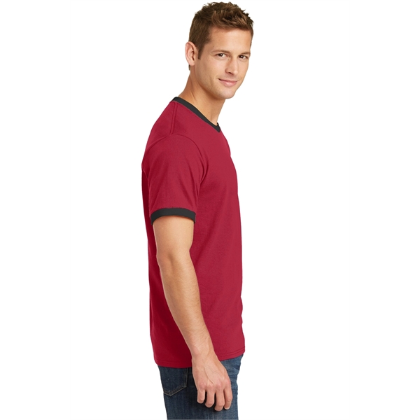 Port & Company Core Cotton Ringer Tee.... from ASI 84863 SanMar