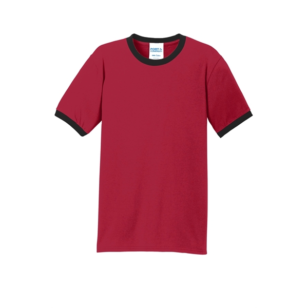 Port & Company Core Cotton Ringer Tee.... from ASI 84863 SanMar