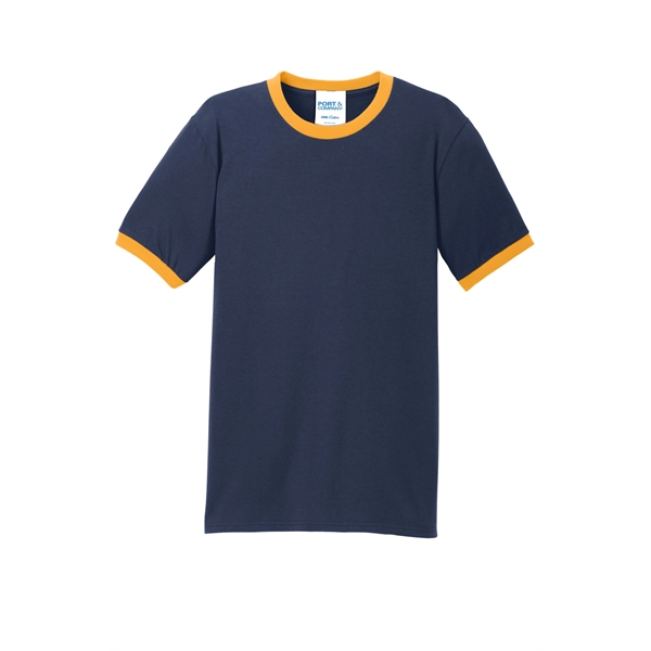 Port & Company Core Cotton Ringer Tee.... from ASI 84863 SanMar