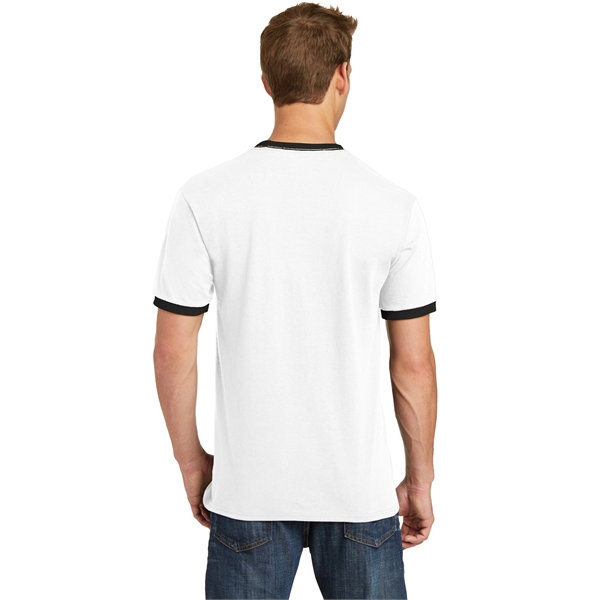 Port & Company Core Cotton Ringer Tee.... from ASI 84863 SanMar