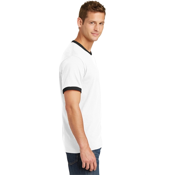 Port & Company Core Cotton Ringer Tee.... from ASI 84863 SanMar