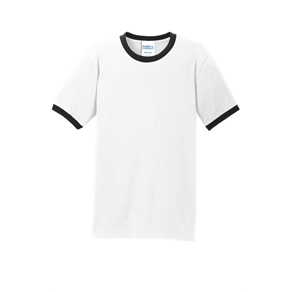 Port & Company Core Cotton Ringer Tee.... from ASI 84863 SanMar