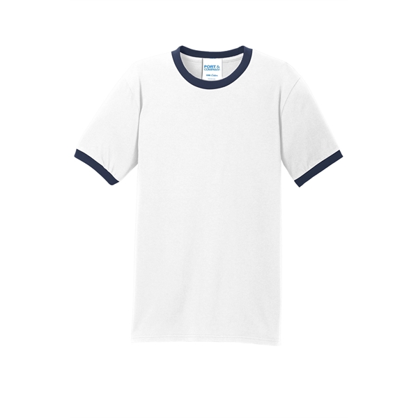 Port & Company Core Cotton Ringer Tee.... from ASI 84863 SanMar