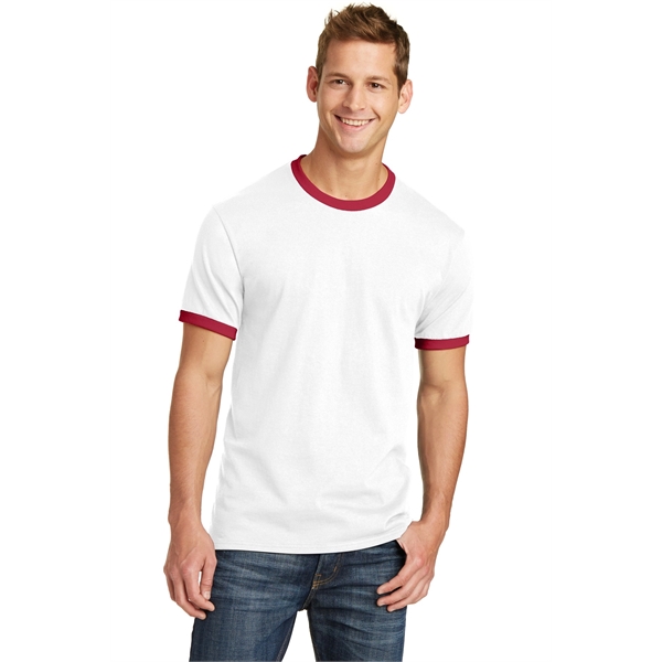 Port & Company Core Cotton Ringer Tee.... from ASI 84863 SanMar
