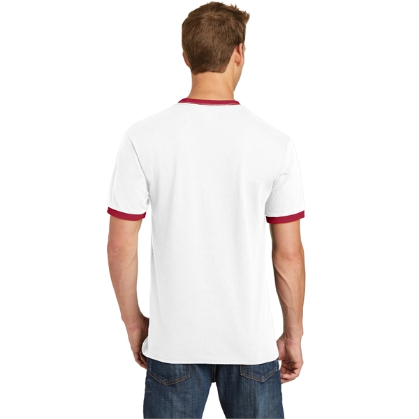Port & Company Core Cotton Ringer Tee.... from ASI 84863 SanMar