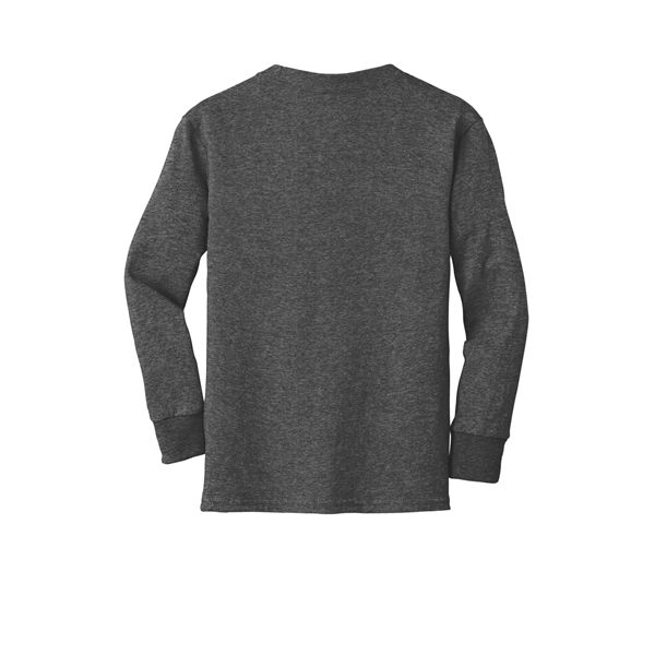 Port & Company Youth Long Sleeve Core Cotton Tee.... from ASI 84863 SanMar