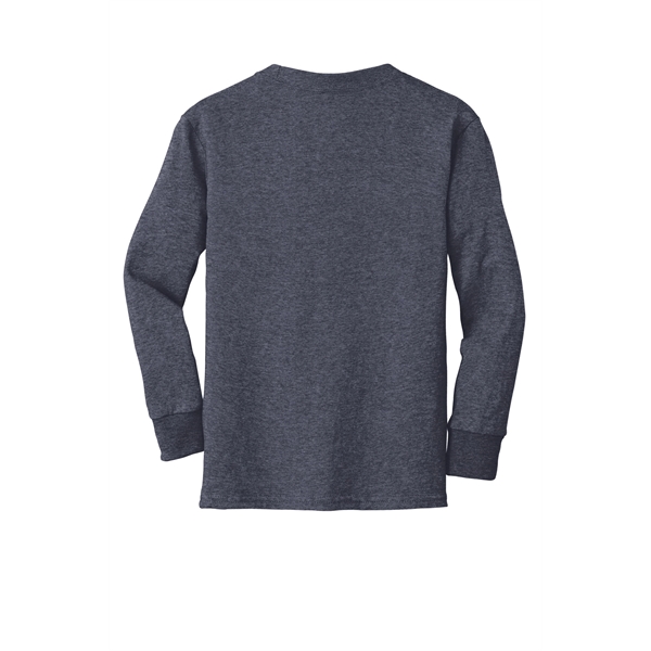 Port & Company Youth Long Sleeve Core Cotton Tee.... from ASI 84863 SanMar