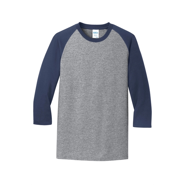 Port & Company Core Blend 3/4-Sleeve Raglan Tee.... from ASI 84863 SanMar