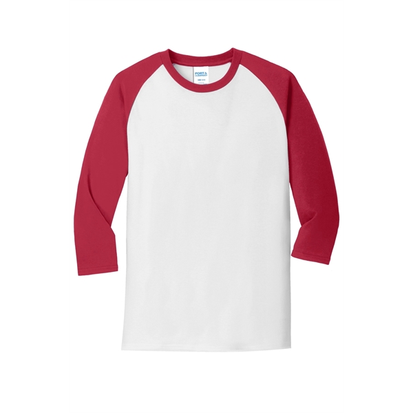 Port & Company Core Blend 3/4-Sleeve Raglan Tee.... from ASI 84863 SanMar