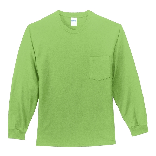 Port & Company - Long Sleeve Essential Pocket Tee.... from ASI 84863 SanMar