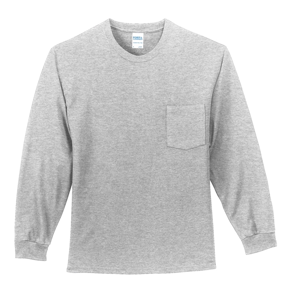 Port & Company - Long Sleeve Essential Pocket Tee.... from ASI 84863 SanMar