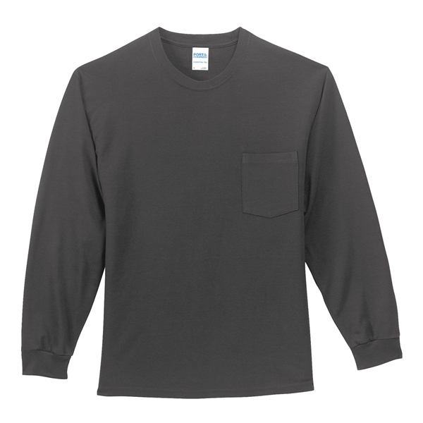 Port & Company - Long Sleeve Essential Pocket Tee.... from ASI 84863 SanMar